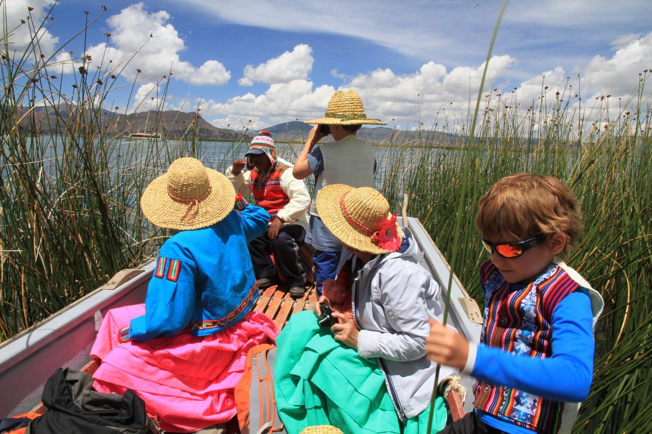 Uros Qhota Uta Lodge Puno Eksteriør billede