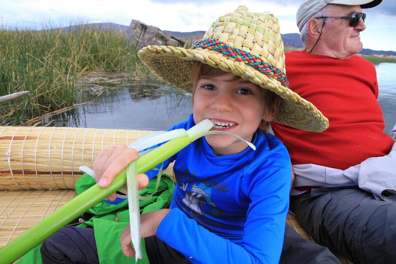 Uros Qhota Uta Lodge Puno Eksteriør billede